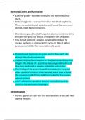 Hormonal Control and Adrenaline
