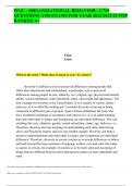WGU - ORGANIZATIONAL BEHAVIOR - C715 QUESTIONS AND EXAMS FOR YEAR 2022&sol;2023&sol;24 TOP RANKED A&plus;