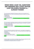 NR 509 EXAM BUNDLE  WEEK 5 QUIZ MIDTERM AND FINAL REAL EXAMS QUESTIONS AND ANSWERS PROFESSOR VERIFIED &vert; GRADED A&plus;