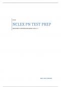 NCLEX PN PRACTICE EXAM V1 | (Rated 97%) Questions & Answers Explained 100% Reviewed | 2023