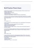 NLN Practice Pharm Exam