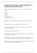 FACHE FLASH CARDS &ndash; HEALTHCARE WITH COMPLETE SOLUTIONS 100&percnt; 