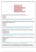 Human Resources Management, 13e (Dessler)Introduction to Human Resource Management (110 Questions and Answers)