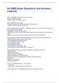NJ EMD Exam Questions and Answers &lpar;rated A&rpar;