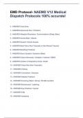 EMD Protocol- NAEMD V12 Medical Dispatch Protocols 100&percnt; accurate&excl; 