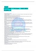 Exam CCC2 PRN 1178 Exam 1 2023-2024 Graded A+
