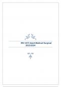 RN VATI ADULT MEDICAL SURGICAL 2023