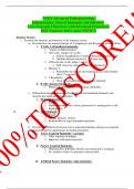 N5315 Advanced Pathophysiology Inflammation, Altered Immunity and Infection Core Concepts Objectives with Advanced Organizers 2023 Topscore 100% pass!!!NEW!!!