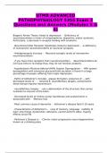 UTMB ADVANCED PATHOPHYSIOLOGY 5355 Exam 3 Questions and Answers &lpar;Modules 5 & 6&rpar;