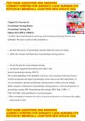 Test Bank - Gerontologic Nursing&comma; 6th Edition &lpar;Meiner&comma; 2019&rpar;&comma; Chapter 1-29 &vert; All Chapters