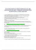 ATI FUNDAMENTALS PROCTORED EXAM &vert; 400&plus; QUESTIONSAND 100&percnt; VERIFIED ANSWERS WITH RATIONALES &vert; LATEST 2022-2024