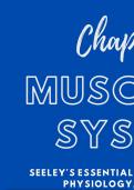 Chapter 7  Muscular System I Seeley's Essentials of Anatomy and Physiology, 9th Edition I Johmel De Ocampo