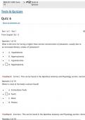 BIOL 251 Quiz 6 (American Public university)