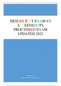 INET HESI RN V5 ACTUAL TEST - QUESTION AND ANSWER &lpar;SCORED A&plus;&rpar; 2023 LATEST UPDATE