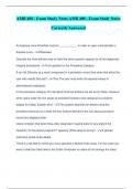 AMB 400 - Exam Study Notes AMB 400 - Exam Study Notes Correctly Answered