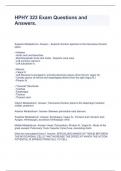HPHY 323 Exam Questions and Answers&period;