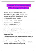 Trna and Mrna Study Guide With Complete Solution