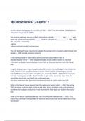 Test Bank for Neuroscience 7th Edition Chapter 7 Questions and Solutions