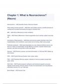 What is Neuroscience&quest;&colon; Chapter 1 by Purves Complete Guide &lpar;A&plus; GRADED&rpar;