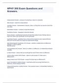 HPHY 205 Exam Questions and Answers&period;