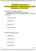 NUR2063 Essentials of Pathophysiology Pathophysiology Final Rasmussen University.