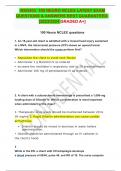  NSG403  100 NEURO NCLEX LATEST EXAM QUESTIONS & ANSWERS BEST GUARANTEED&period; &lbrack;2023&sol;2024 GRADED A&plus;&rsqb;