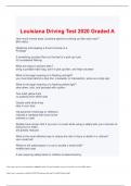 Louisiana Driving Test 2023 Graded A&plus;