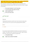 NUR 2520 HESI All Exam Questions New Update 2023&sol;2024 &lpar;With Correct Answers Verified With Rationales&period;&rpar;