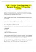 CAIB 3 Practice Exam Questions with Complete Solutions 100% Verified Answers