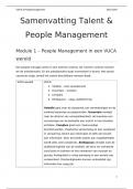 Samenvatting Talent & People Management