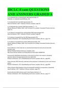 IBCLC Exam QUESTIONS AND ANSWERS GRADED A