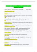 Fresenius medical care PCT test-with 100&percnt; verified  solutions-2023-2024