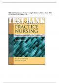 TEST BANK for Advanced Practice Nursing 3rd Edition by DeNisco Susan