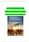 Test Bank and Solutions For Financial Accounting 11th Edition By Robert Libby, Patricia Libby, Frank Hodge Full Solution Manual