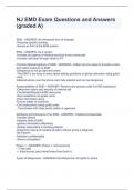 NJ EMD Exam Questions and Answers &lpar;graded A&rpar;