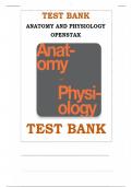 ANATOMY AND PHYSIOLOGY OPENSTAX TEST BANK /Anatomy and Physiology openstax PDF File Test Bank