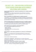 CSA W47&period;1 09 &ndash; CWB WELDING SUPERVISOR  STUDY GUIDE&rpar; EXAM Q&A WITH CORRECT  SOLUTIONS 100&percnt; VERIFIED&period;