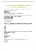 CWB MULTIPLE EXAM Q&A WITH CORRECT  SOLUTIONS 100&percnt; VERIFIED