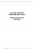 MED MATH QUESTIONS AND ANSWERS 2023