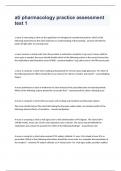ati pharmacology practice assessment test 1 Questions and Answers 2023&period;