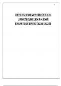 HESI PN EXIT VERSION 1,2 & 3 (WITH NCLEX RN) 2023