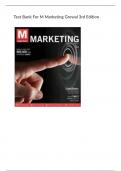 Test Bank For M Marketing Grewal 3rd Edition