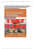 TEST BANK for Psychiatric Nursing Contemporary Practice 6th Edition by Boyd Mary Ann
