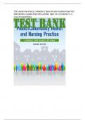 TEST BANK for Public Community Health and Nursing Practice 2nd Edition&period; Caring for Populations