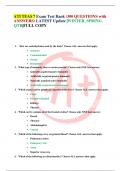 ATI TEAS 7 Exam Test Bank (300 QUESTIONS with ANSWERS) LATEST Update |WINTER_SPRING QTR|FULL COPY