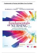 Test Bank For Fundamentals of Nursing 2nd Edition Yoost All Chapters (1-42) | A+ ULTIMATE GUIDE