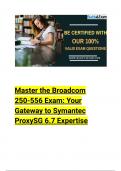 Master the Broadcom 250-556 Exam: Your Gateway to Symantec ProxySG 6.7 Expertise