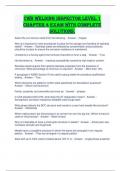 CWB Welding Inspector Level 1 Chapter 4 Exam With Complete Solutions&period;
