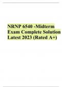 NRNP 6540 Midterm EXAM-with 100% verified solutions-2023-2024