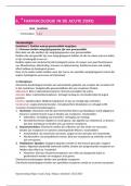 Samenvatting HC6. Farmacologie-Major acute zorg-BMH3